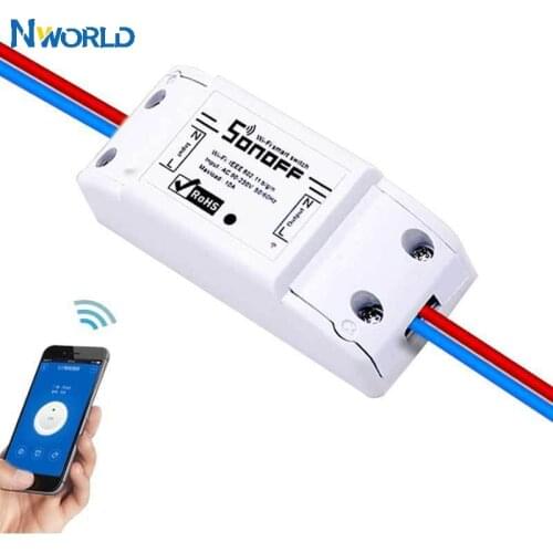 3/5/7/10Pcs Sonoff Basic WiFi Smart Switch Intelligent Remote Wireless Control For Smart Home Homekit Modules