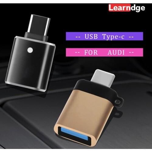 For Audi A3 8Y 2021 2020 Sportback Limousine Sedan Type to USB data conversion cable adapter charger Car Accessories