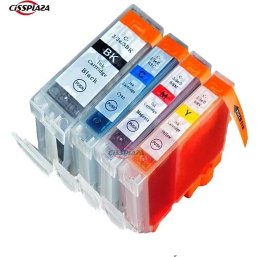 CISSPLAZA 4 BCI-3EBK BCI-6C/M/Y INK CARTRIDGE compatible for CANON iP3000 i865 i560 550i MP700 MP730 S400