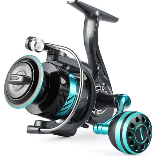 BILLINGS Spinning Fishing Reel DK 1000-7000 10kg Power 5.2:1 Gear Ratio Metal Spool Spinning Reel Saltwater Reel CNC Rocker