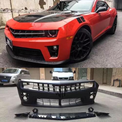 FRP Upainted Car body kit Front bumper lip rear diffuser lip side skirts for Chevrolet Camaro MB style 10-14