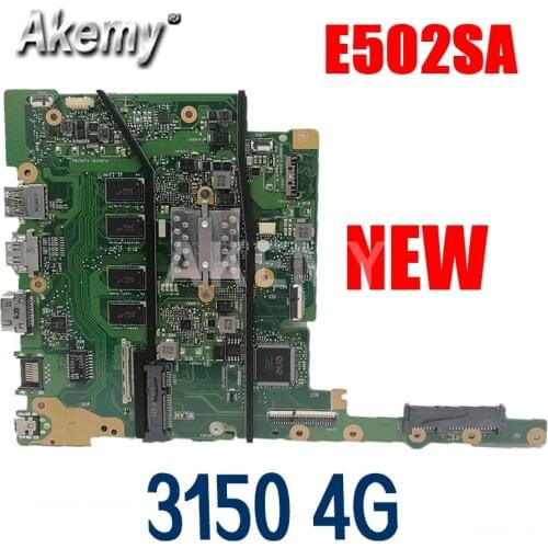 Akemy E502SA Motherboard For ASUS E402S E502S E402SA E502SA R417S Laotop Mainboard with N3150U-CPU 4GB-RAM 64G-SSD