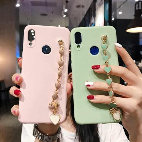Candy Color bracelet matte silicone phone case For iPhone 7 8 6 6s Plus SE 2020 Soft TPU Cover For iPhone X Xs 11 Pro Max XR