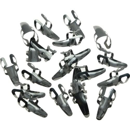 20pcs Alice Metal Guitar Pick Picks Stainless Steel Finger Plectrums with 0.3mm Thickness