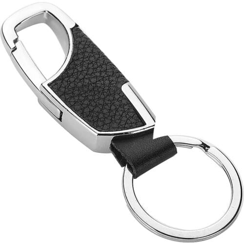 Fashion Car Business Key W/ Snap Hook Keychain Split for Man Gift
