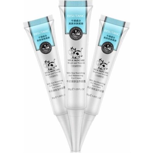 Milk nourishing eye cream Eliminate fine lines dark circles eye bags Skin Rejuvenation 30g
