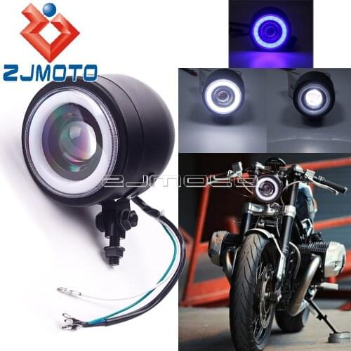 Motorcycle LED Single Dominator Headlight DRL High/Low Beam Head Lamp For Harley Custom Softail Dyna Cruiser Bobber Chopper