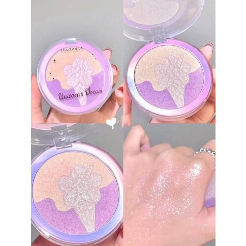 New Arrival Highlighter Palette Naturally Brighten 3d Diamond Shine Long-lasting and Waterproof Easy to Wear