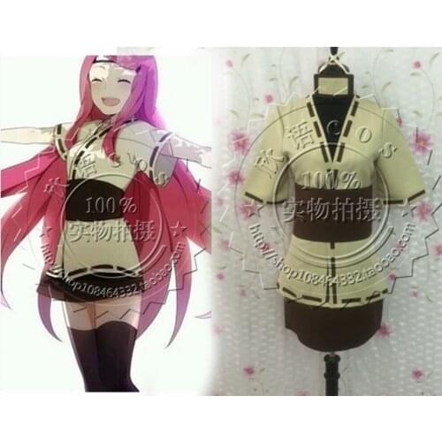Free Shipping New Naruto Kushina Uzumaki Cosplay Costume set top+skirt+belt