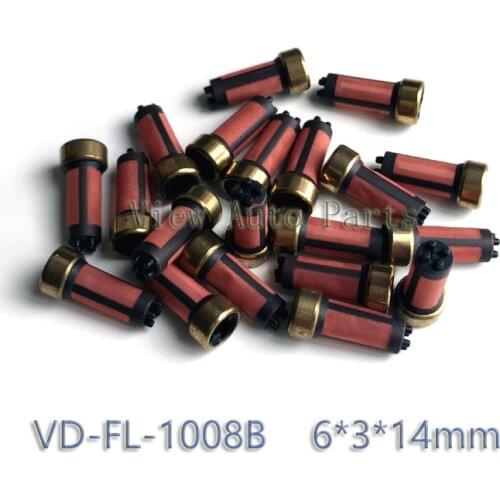 Wholesale 500pcs Fuel Injector Micro Filter for japan cars 6*3*14mm VD-FL-1008B