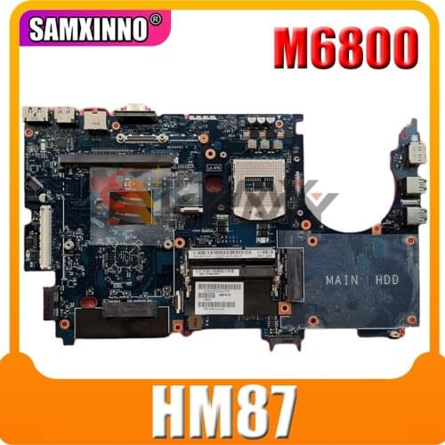 Original Laptop motherboard For DELL Precision M6800 Core HM87 Mainboard CN-0HWH2H 0HWH2H LA-9781P