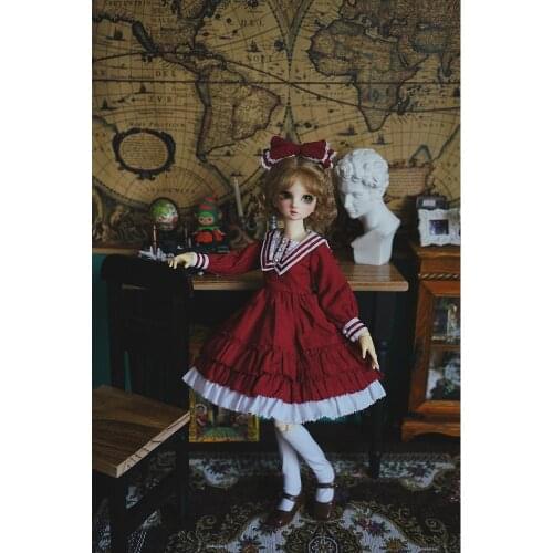 Fantasy Lolita Dress For 1/6 1/4 MSD 1/3 SD DZ AOD YOSD BJD Doll Dollfie Outfit