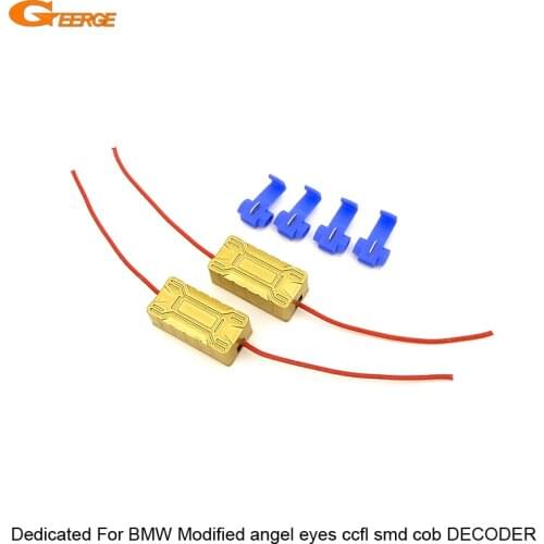 Dedicated For BMW Modified angel eyes ccfl led smd cob Canbus No Error Resistance DECODER WARNING CANCELLER