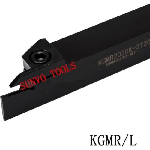 KGMR/KGML 1010F/1212F/1616H/2020K/2525M-2T17-85-125 CNC External Grooving Turning Slotting Tool Holder For Lathe Machine