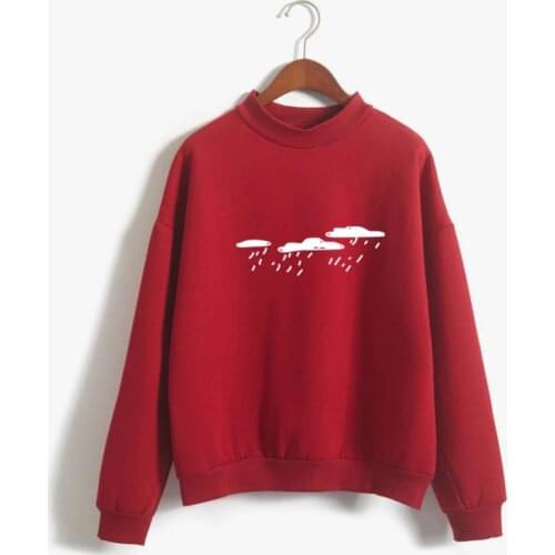 New Kpop Hoody Spring Autumn Long Sleeve Casual Harajuku Pink Sweatshirt Women Cute Printed Hoodies Moletom Feminino Oversize