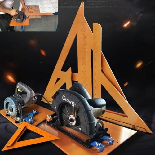 Triangle Ruler Squares for Woodworking Square Angle Protractor Measuring Tools 90 Degrees Woodworking Saw Table Triangle Ruler