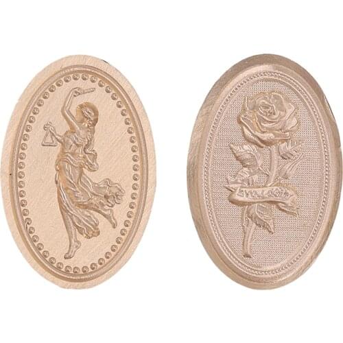 20x30mm Wax Seal Stamp Copper Head Cartoon Retro Antique Seal DIY Sealing Kit Art Craft Vintage Envelope Tool Wedding Decor