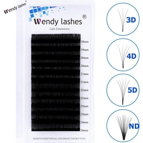 20MM Lashes 0.05/0.07/0.10 C/D 1 pcs Magic Eyelash Volume Easy To Make Fan Effect False Eyelash And Blooming Faux Mink Lashes