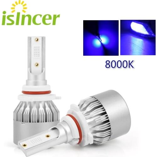 2PCS H4 LED H7 H11 H8 9006 HB4 H1 9005 HB3 Auto C6 Car Headlight Bulbs 80W 8000LM 12V Car Styling 6000K 8000K Led Automotivo