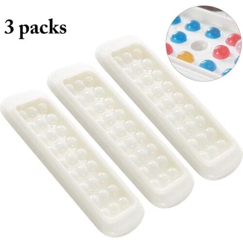 3pcs Small Size 27 Cell Ice Ball Mold Silicone Ice Cube Ball Tray Whiskey Ice Ball Maker Silicone Molds Maker For Party Bar