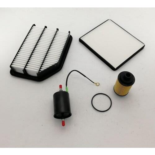 4 pieces a set Air filter oil filter Air conditioning filter Fuel filter for Chery Tiggo 3