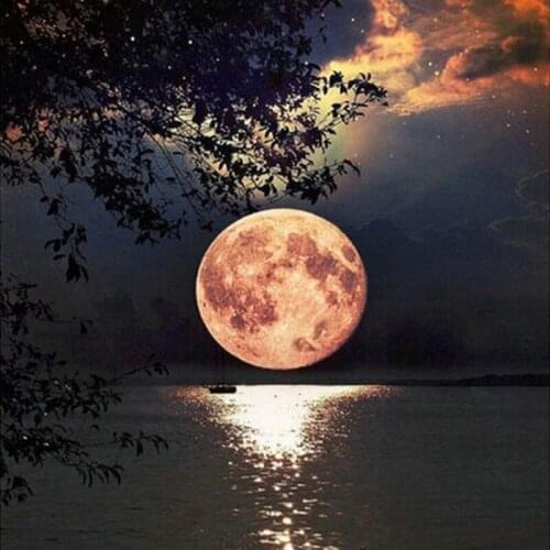 DIY Scenic 5D Diamond Painting Cross Stitch Full Round Mosaic Diamond Embroidery Home Decor Wall Art