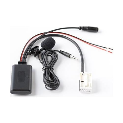 Car Bluetooth AUX Adapter Wireless Audio Phone Call Hands Free Microphone For Peugeot 307 408 508 Citroen Sega Triumph C2 C5 RD4