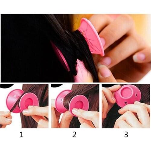 10pcs/set Magic Hair Care Rollers for Curlers Sleeping No Heat Soft Rubber Silicone Hair Curler Twist Hair Styling DIY Tool