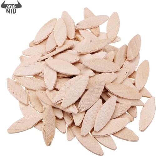 DANIU 100Pcs/bag No. 0/10/20 Three Type Assorted Wood Biscuits for Tenon Machine Woodworking Biscuit Jointer Accessory