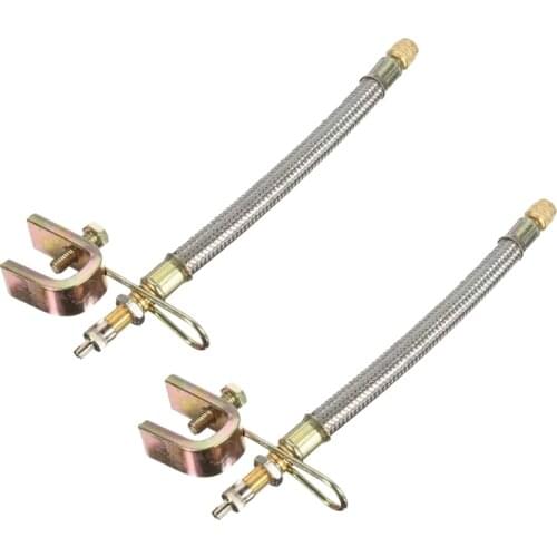 GTBL 2 Pieces of 7inch/180mm Woven Dual Tire Valve Stem Extender Adapter for RV Tires Trucks RV Passenger Pickup Trucks