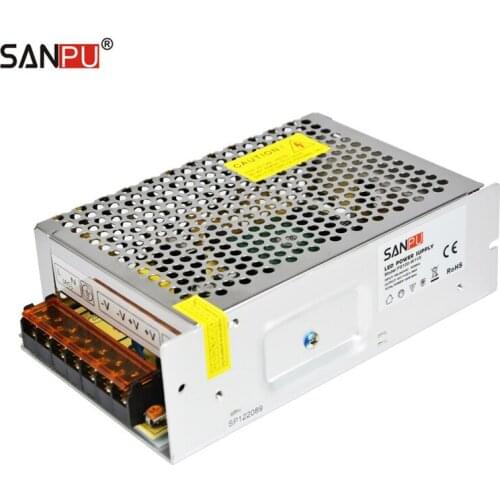SANPU SMPS 5V DC 100W Switching Power Supply 20A Constant Voltage Single Output AC/DC Transformer Driver 80W 16A Indoor for LEDs