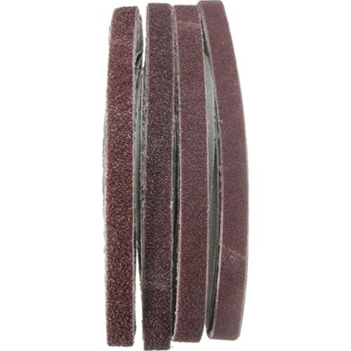 New 20Pcs 13X457Mm Zirconia Abrasive Sanding Belts 40/60/80/120 Grit
