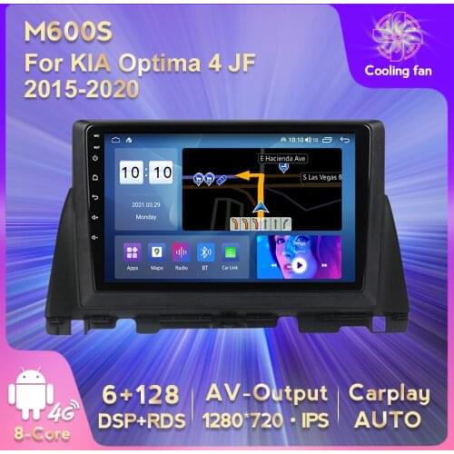 MEKEDE 8 Core 6GB+128GB 4G LET Car GPS Navigation DVD Multimedia Player for KIA Optima 4 JF 2015-2020 DSP RDS Stereo Player BT