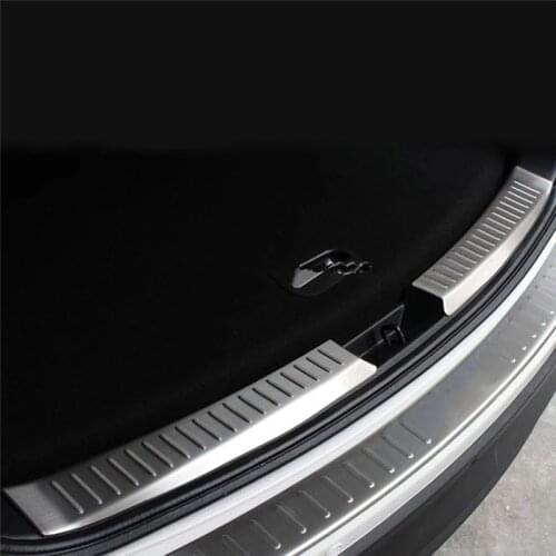 For Mazda Cx-5 Cx5 2013 2014 2015 2016 Stainless Rear Bumper Protector Deck Step Panel Cover Trim Trunk Boot Sill Plate