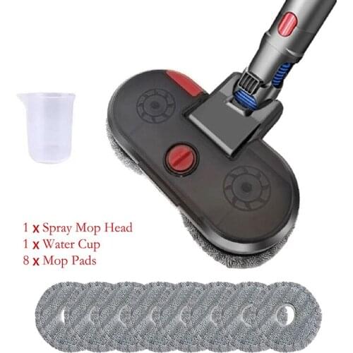 Mop for Dyson Electric Mopping Vacuum Brush Cleaner Cleaning Cloth for Dyson V7 V8 V10 V11 Replaceable Parts with Water Tank