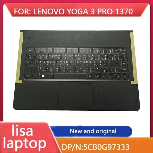 NEW for Lenovo YOGA 3 PRO 1370 plamrest Thai keyboard Upper cover Touchpad 5CB0G97333