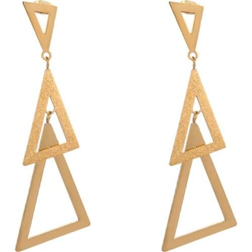 New Trend Personality Ear Hook Female Long Earrings For Women Temperament Luxury Earrings Ins Personality Irregular Earrings