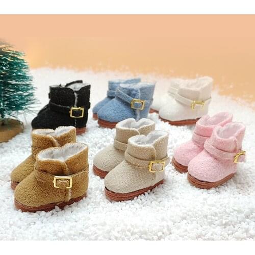 Obitsu11, OB11 shoes 1/12 bjd piccodo holala GSC shoes snow boots 6 colors