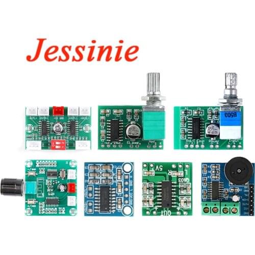 Bluetooth 5.0 PAM8403 Mini Digital Amplifier Board Module 2*3W 5W Class D Audio Stereo Micro USB Volume Control Switch DIY