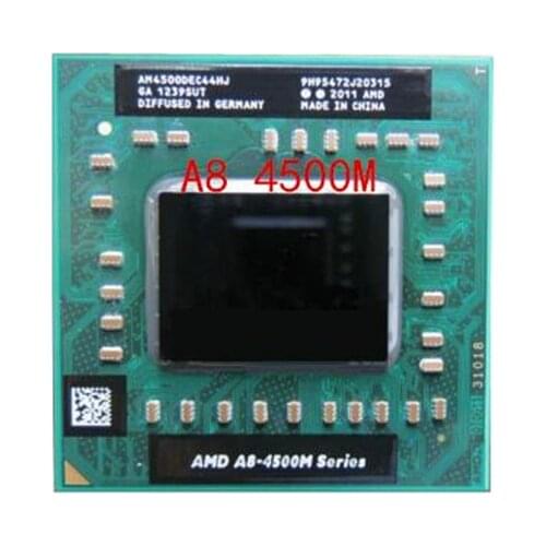 Free Shipping AMD A8 4500M laptop CPU Quad Core A8-4500M 1.9G Socket FS1 A8 4500M