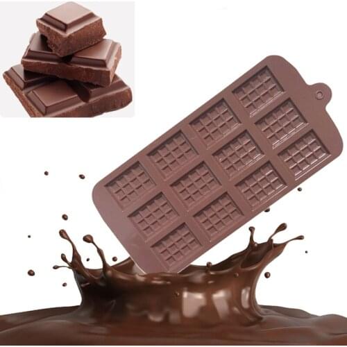 Chocolate Bars DIY Silicone Mould Fondant Cake Making Decorating Baking Mold Tools
