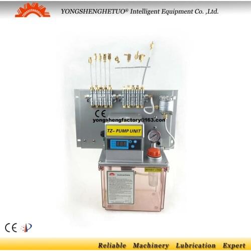CE full set positive displacement injection lubrication system gear oil pump TZ2232-200X detective volumetric oil distributor DT