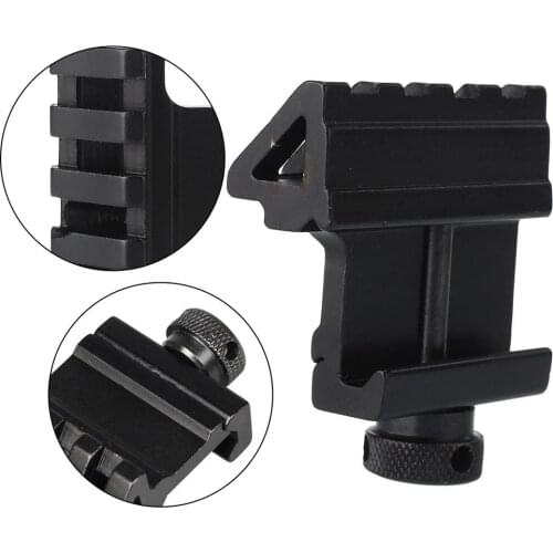45 degree angle tactical sight for mounting aluminum 4-slot side rail RTS aiming rail air gun 45mm 20mm Weaver pistol base adapt