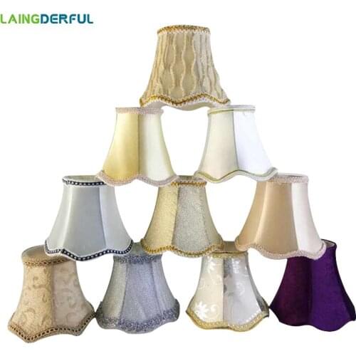 Nordic Style Fabric Lamp Cover Art Deco Lampshade Simple Light Shade for Chandelier Wall Lamp Crystal Lamp Lampshades