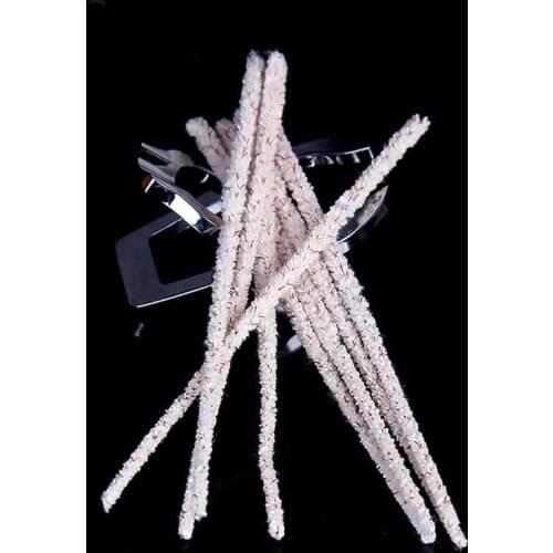 Convenient Mayitr 50pcs/lot Cotton Smoking Pipe Cleaners Smoke Tobacco Pipe Cleaning Tool White Tobacco Pipes Accessories
