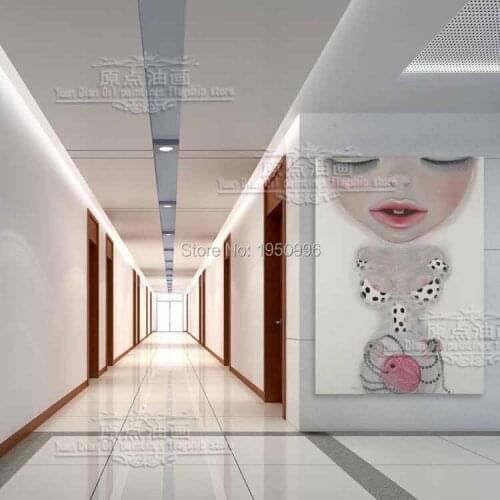 High Skills Artist 100%Hand-painted Abstract Lady Oil Painting On Canvas Sexy Nude Girl Woman Painting For Office Decoration