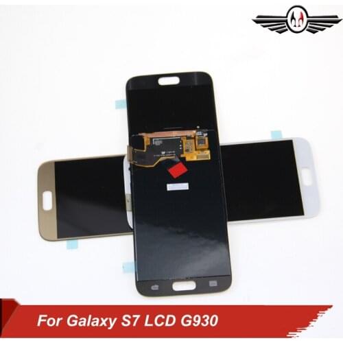 Tested AMOLED Phone LCD Replacement for Samsung Galaxy S7 G930 G930F G930FD G930A G930V LCD Display Screen with Touch Digitizer