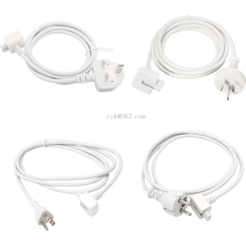1 PC Power Extension Cable Cord For Apple MacBook Pro Air AC Wall Charger Adapter
