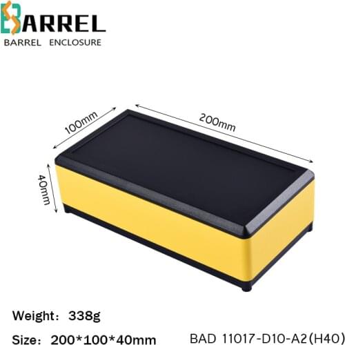 200*100*40mm Aluminium enclosure DIY junction box amplifier electronic project case Aluminium housing power supply enclosure