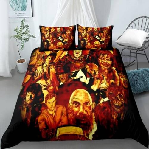 3D Anime cartoon Printed Pillowcases Bedding Set Queen King Size Dropshipping Boy gift, J Anime Game